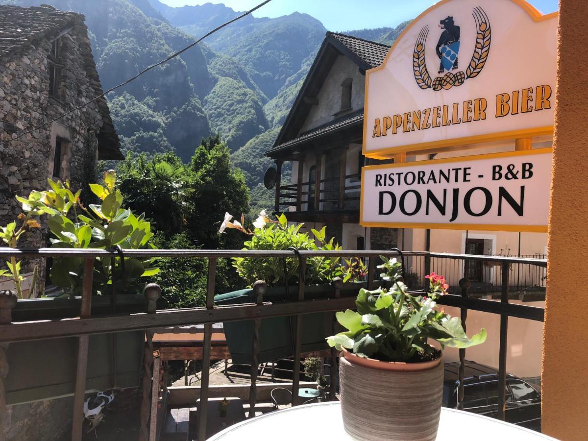 Donjon B&B E Ristorante Someo Exterior photo